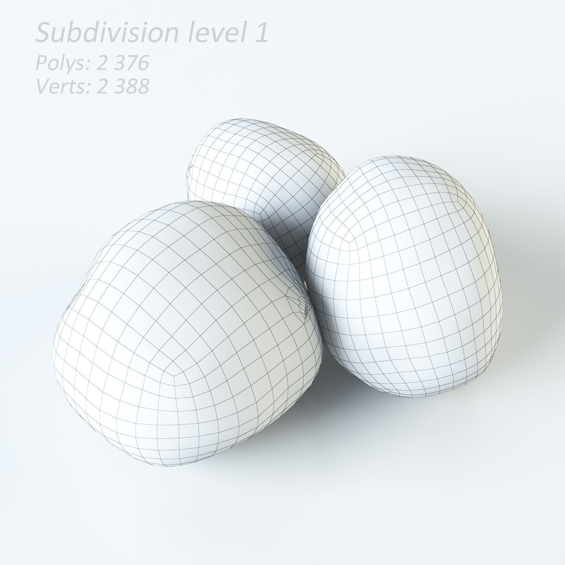 Vegetables Collection basil leaf 3D model_100