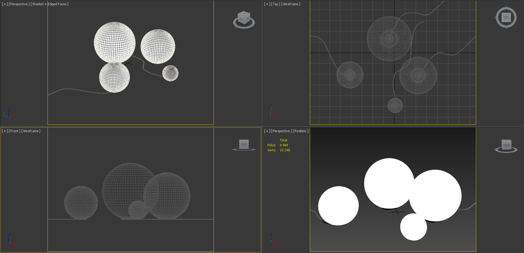 Landscape lamps Artemide Dioscuri tavolo Free 3D model_2