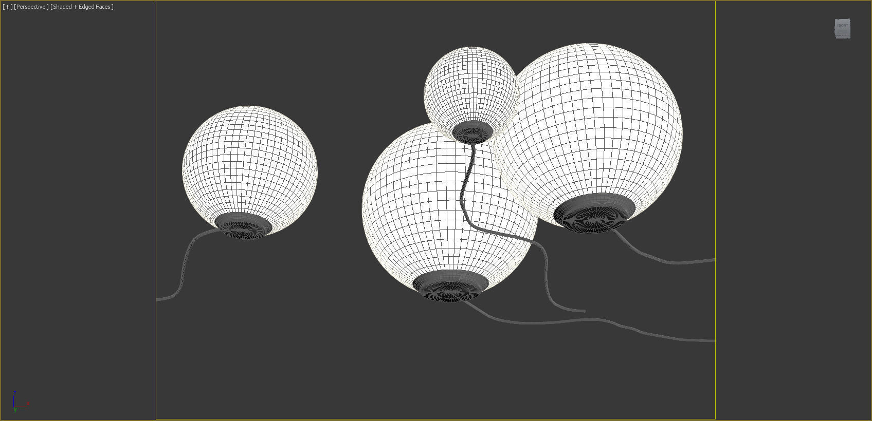 Landscape lamps Artemide Dioscuri tavolo Free 3D model_4