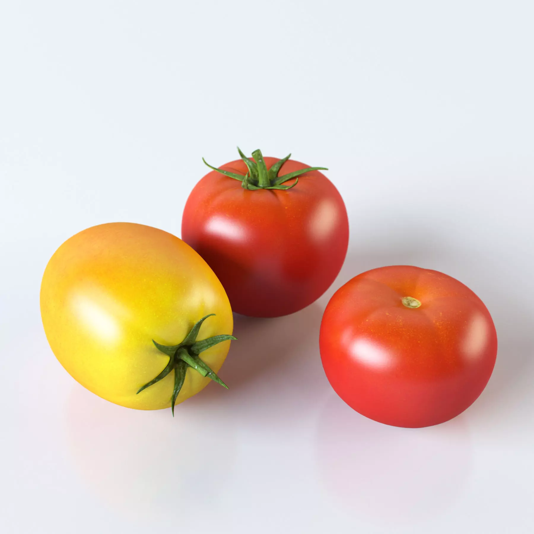 Tomatoes three 3D model_0