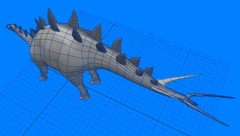 Tuojiangosaurus Dinosaur 3D model_4