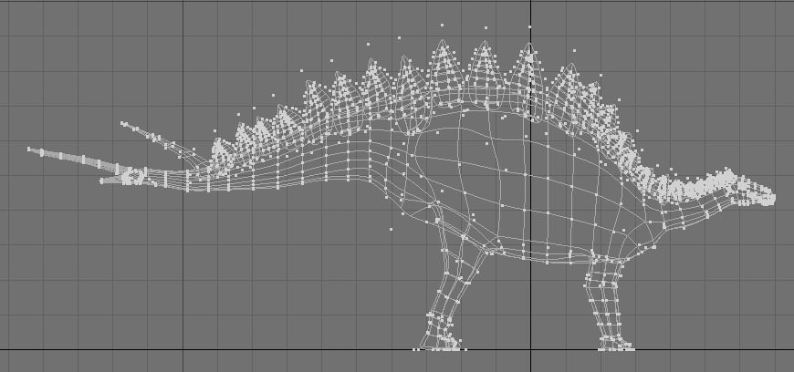 Tuojiangosaurus Dinosaur 3D model_7