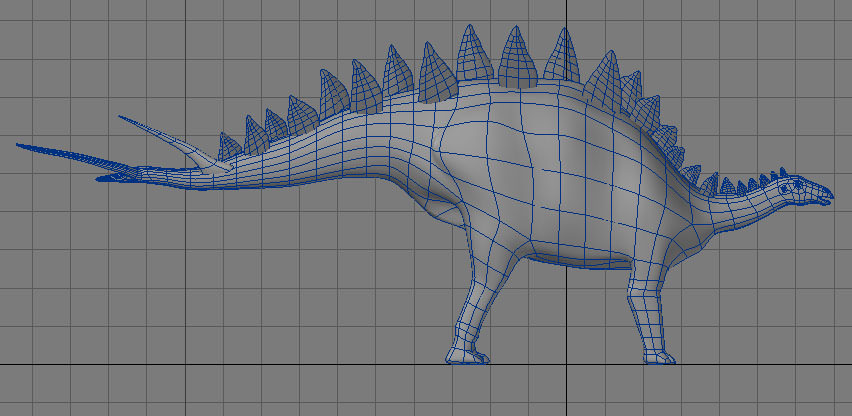 Tuojiangosaurus Dinosaur 3D model_6