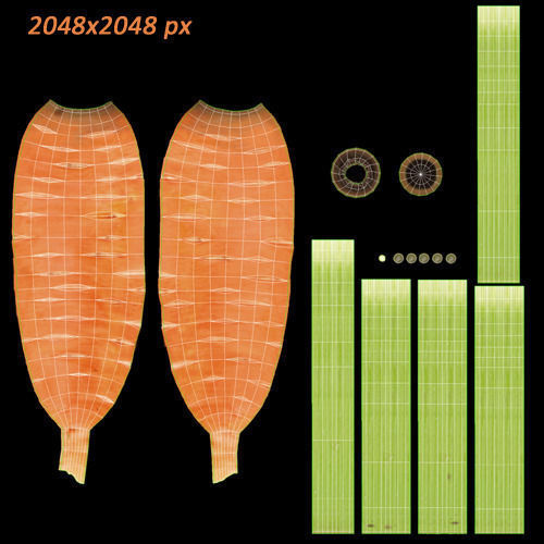 Carrot 3D model_9