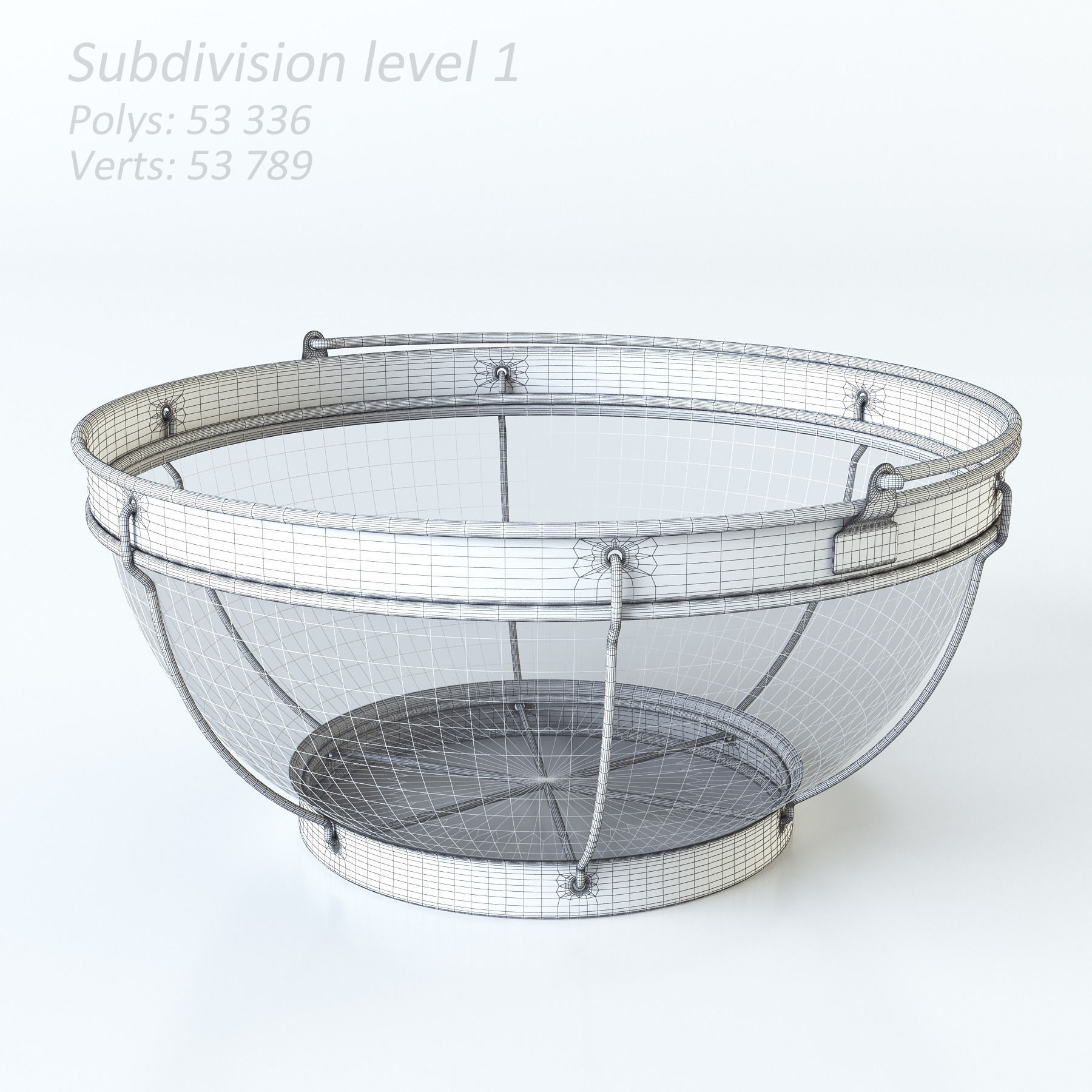 Basket for straining Tescoma Chef 3D model_3