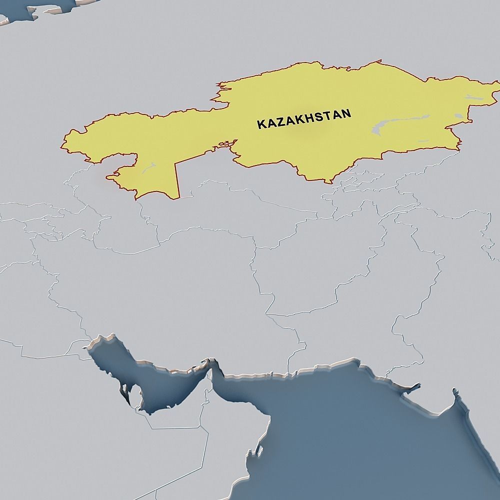 world map 02 3D model_10