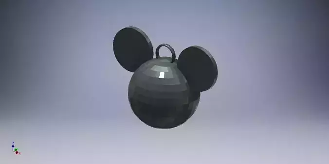 Mickey Mouse Earrings 3D print model