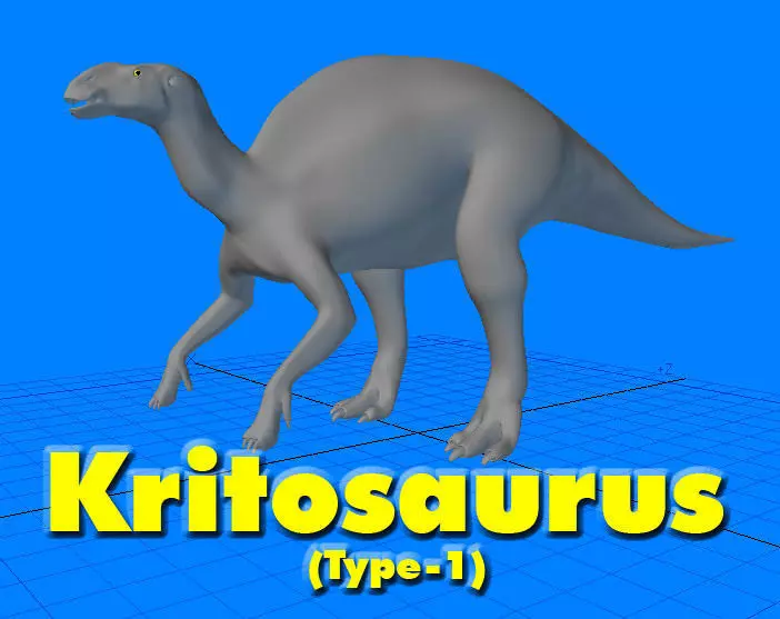 Kritosaurus Type-1 Di 3D model