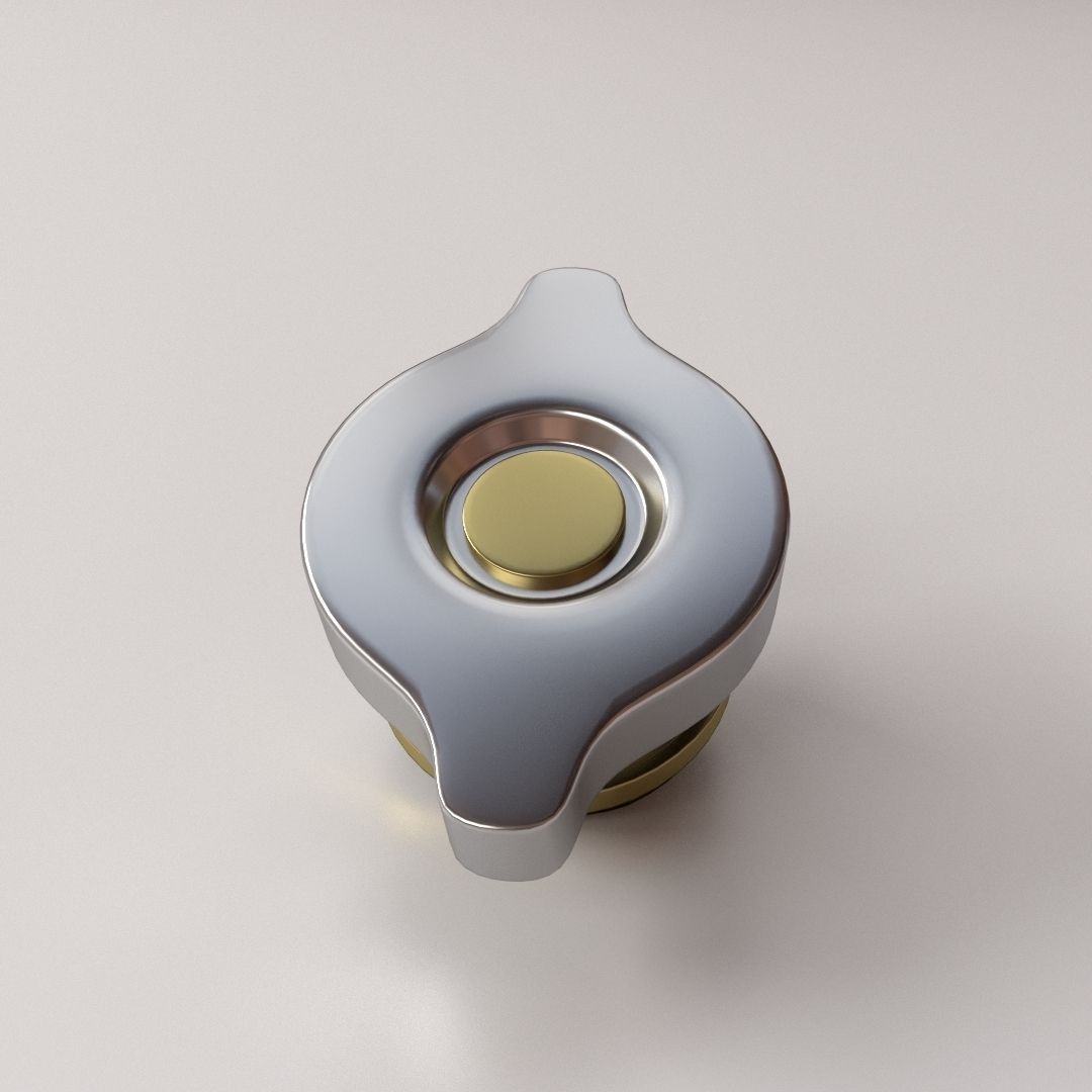 Radiator Cap 3D model_1