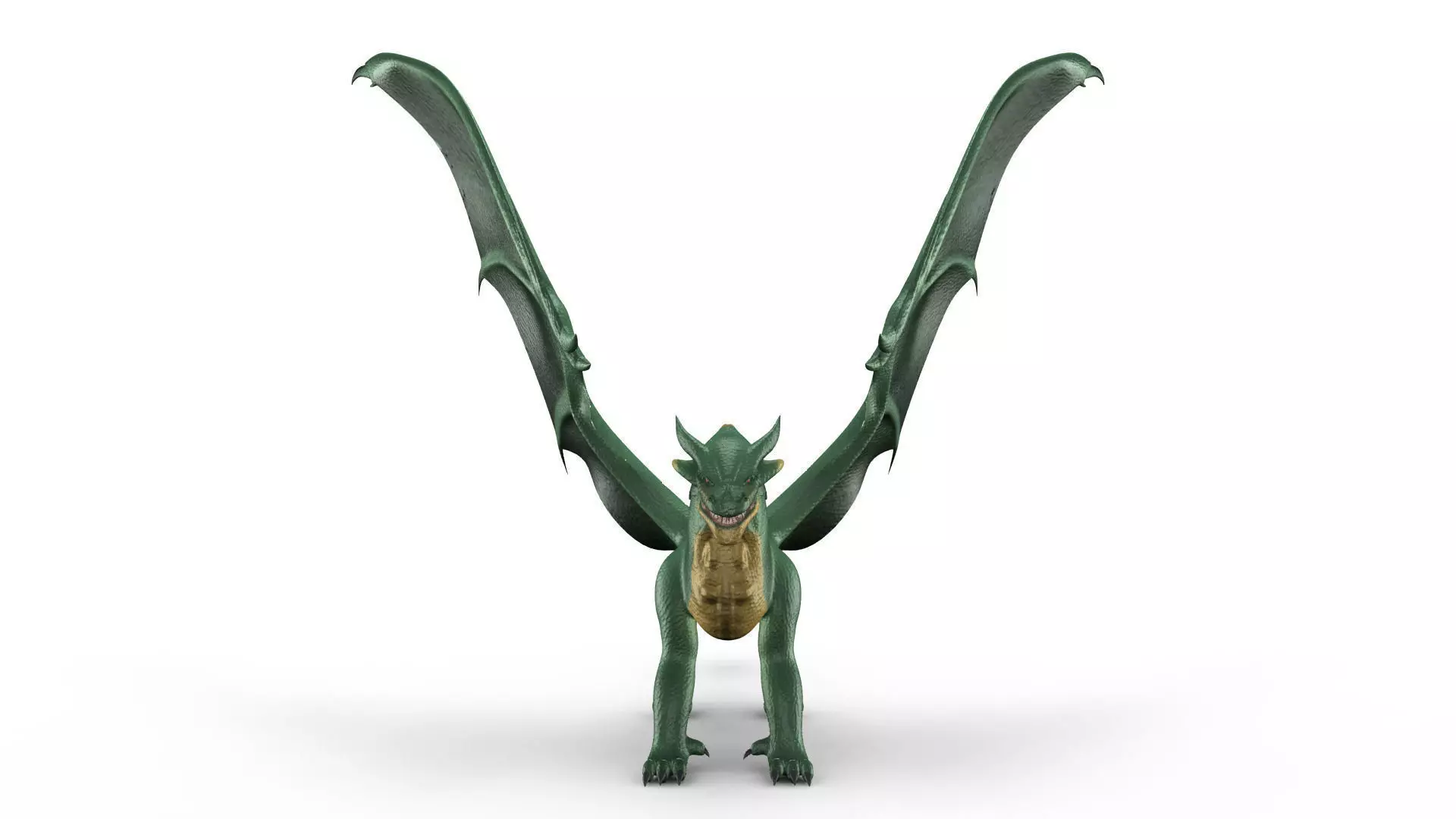 dargon 3d model dragon toy Free low-poly 3D model_0