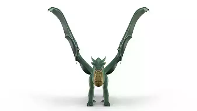 dargon 3d model dragon toy Free low-poly 3D model