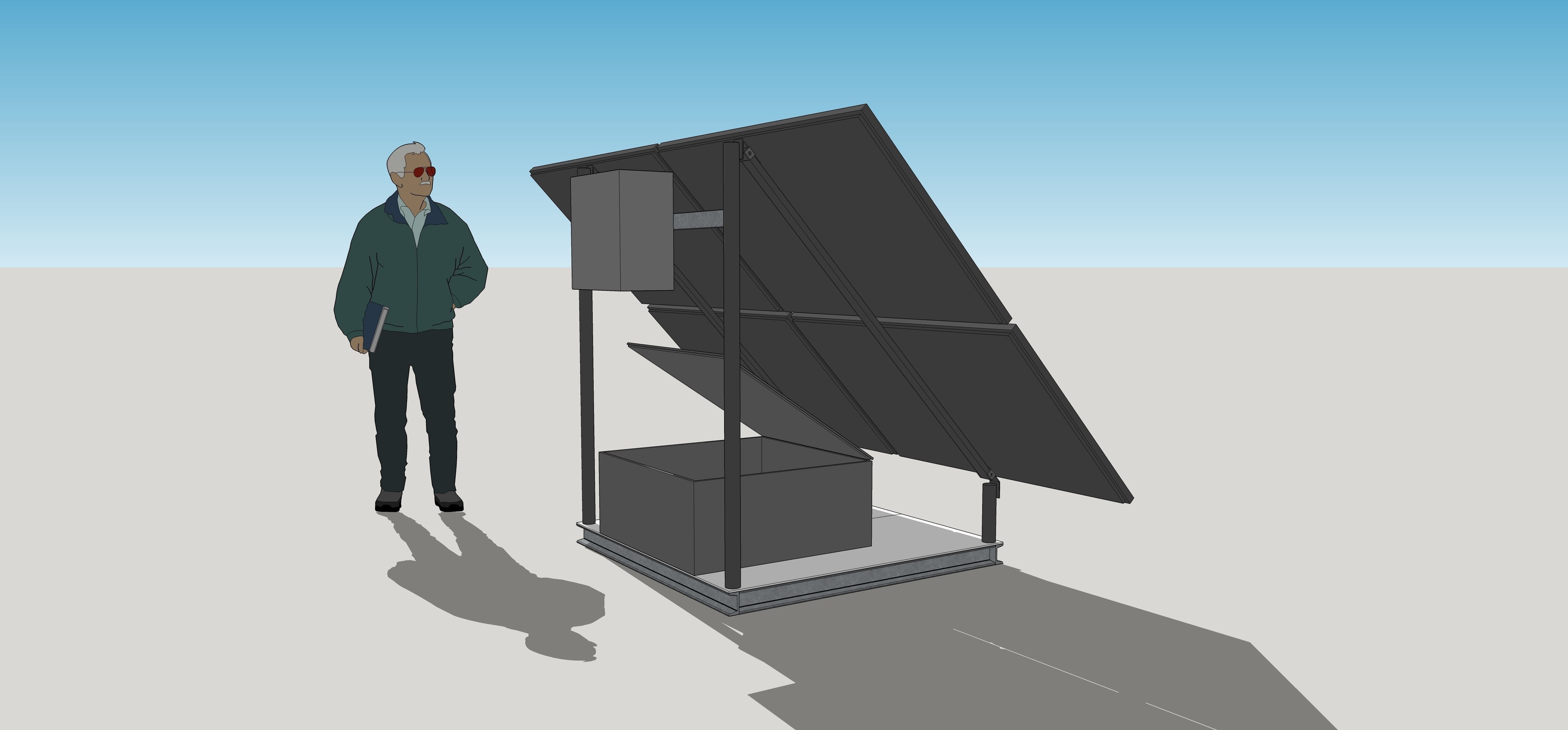 Solar Panel Free 3D model_2