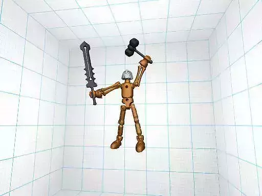 ROBOT SEMPLICISSIMO E COMPLETO DI TUTTI GLI SNODI E LE ARMI 3D print model