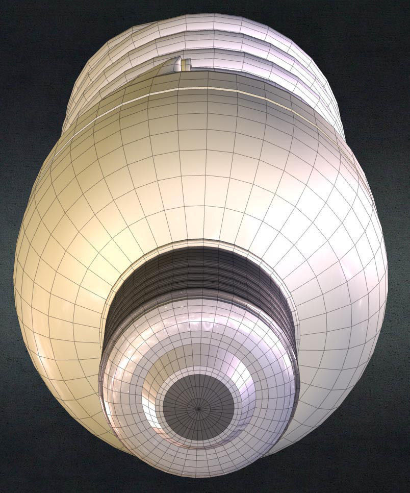 Energy-saving lamp Free 3D model_4