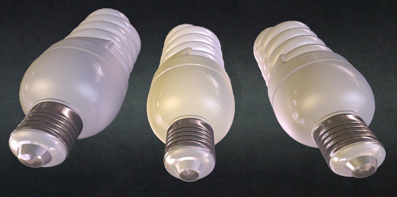 Energy-saving lamp Free 3D model_9