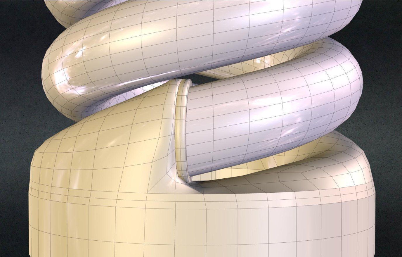 Energy-saving lamp Free 3D model_14