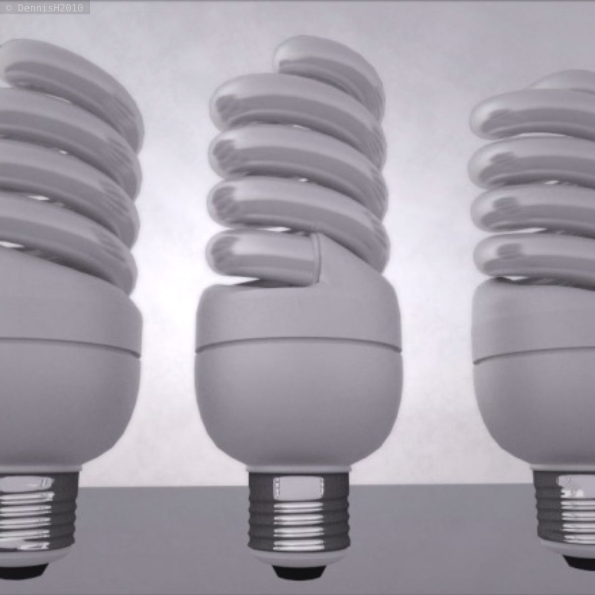 Energy-saving lamp Free 3D model_13