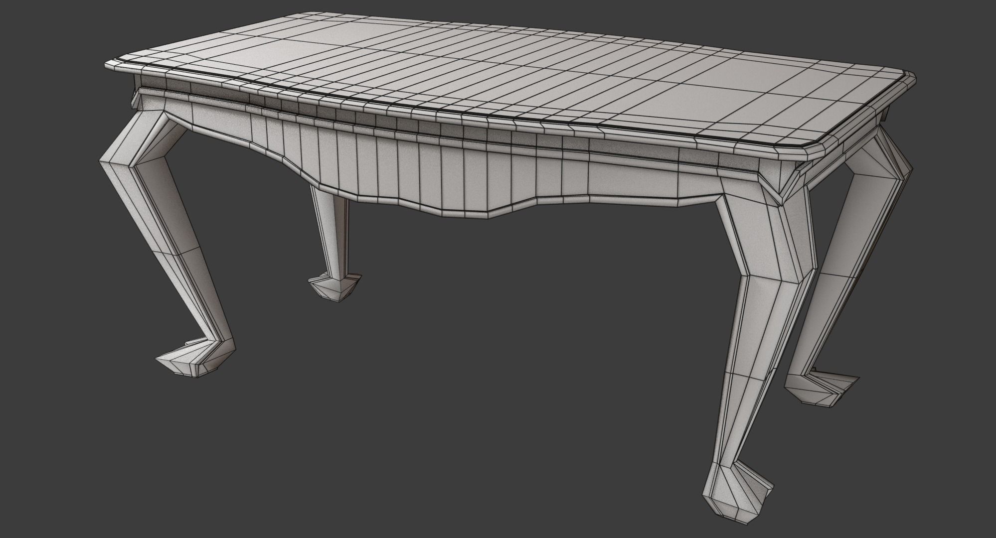 Classic Table 0001 Free 3D model_9