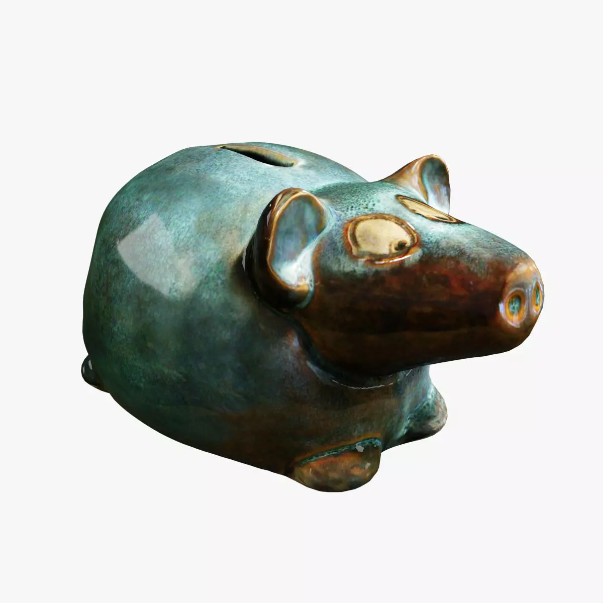 Moneybox pig 3D model_0