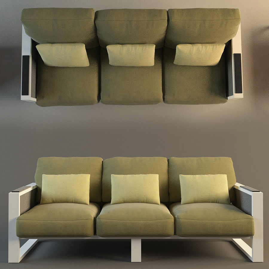 4SIS Furniture set 201740 3D model_3