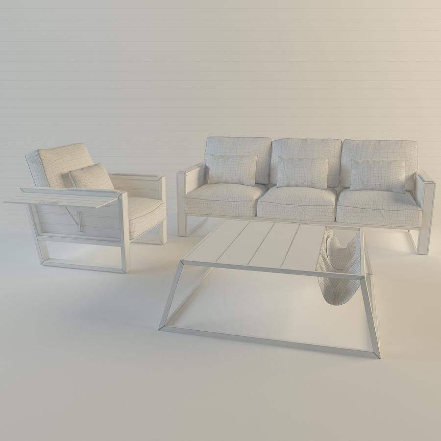 4SIS Furniture set 201740 3D model_4