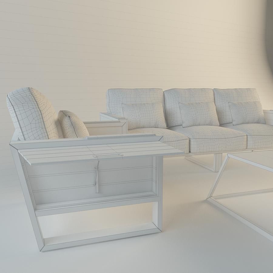 4SIS Furniture set 201740 3D model_5