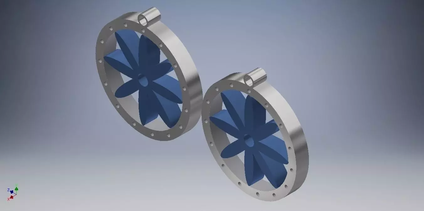 Circumscribed Flower Earrings 3D print model_0