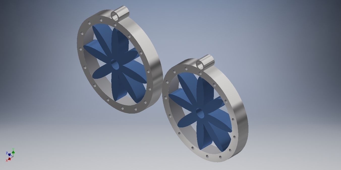 Circumscribed Flower Earrings 3D print model_3