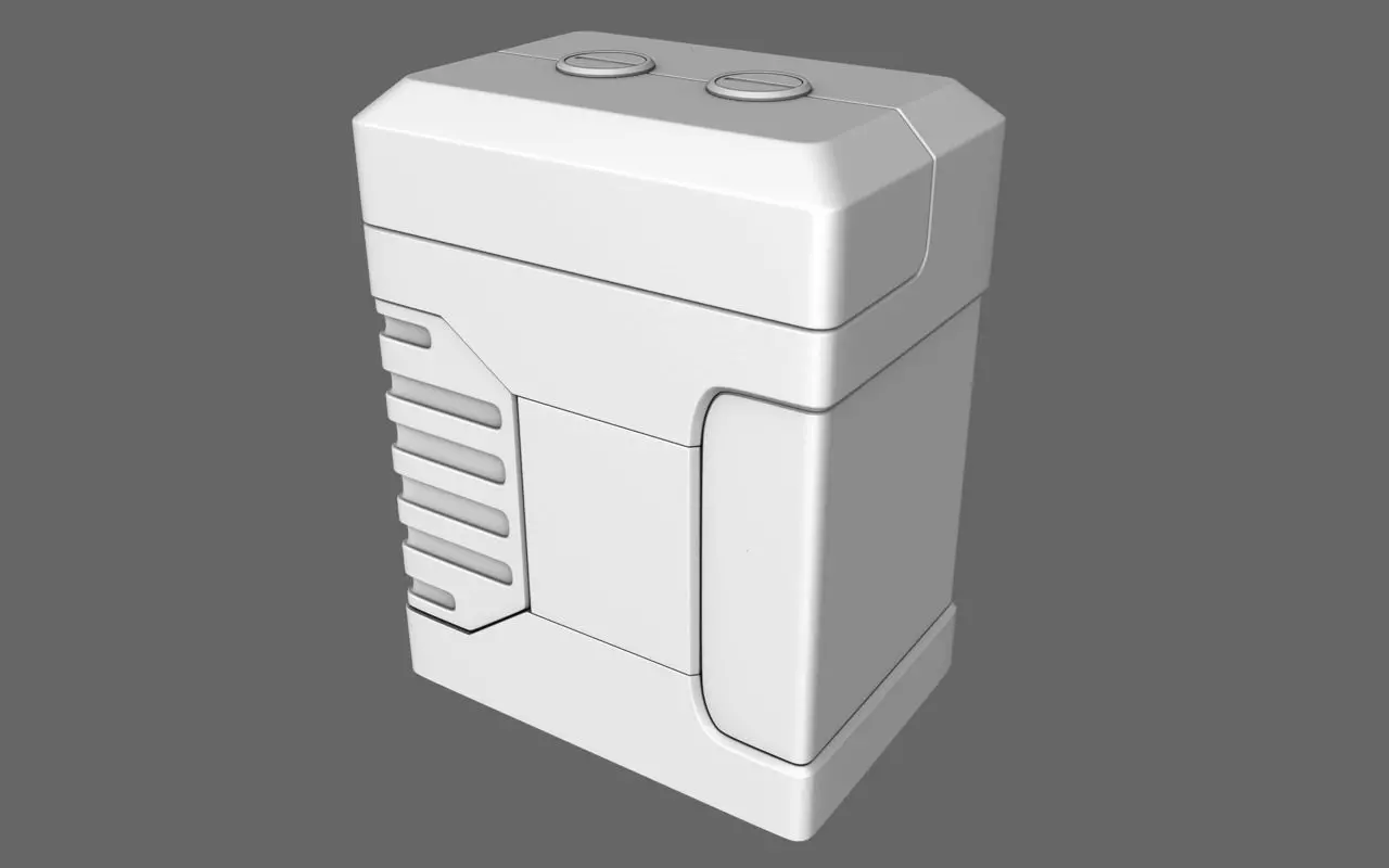 Sci-Fi Microfusion Cell 3D model_0