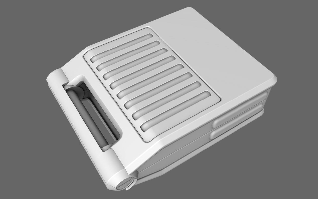 Sci-Fi Doctor First Aid Suitcase 3D model_4