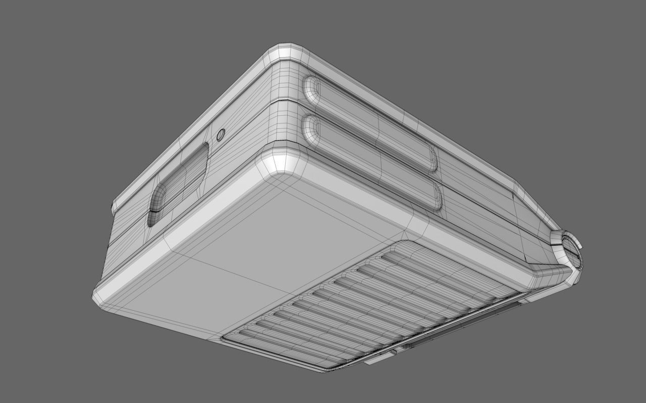 Sci-Fi Doctor First Aid Suitcase 3D model_7