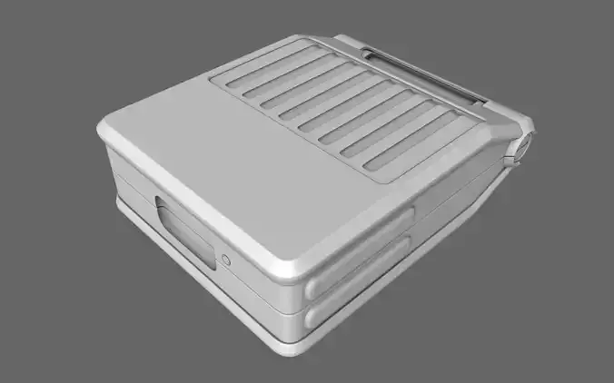 Sci-Fi Doctor First Aid Suitcase 3D model