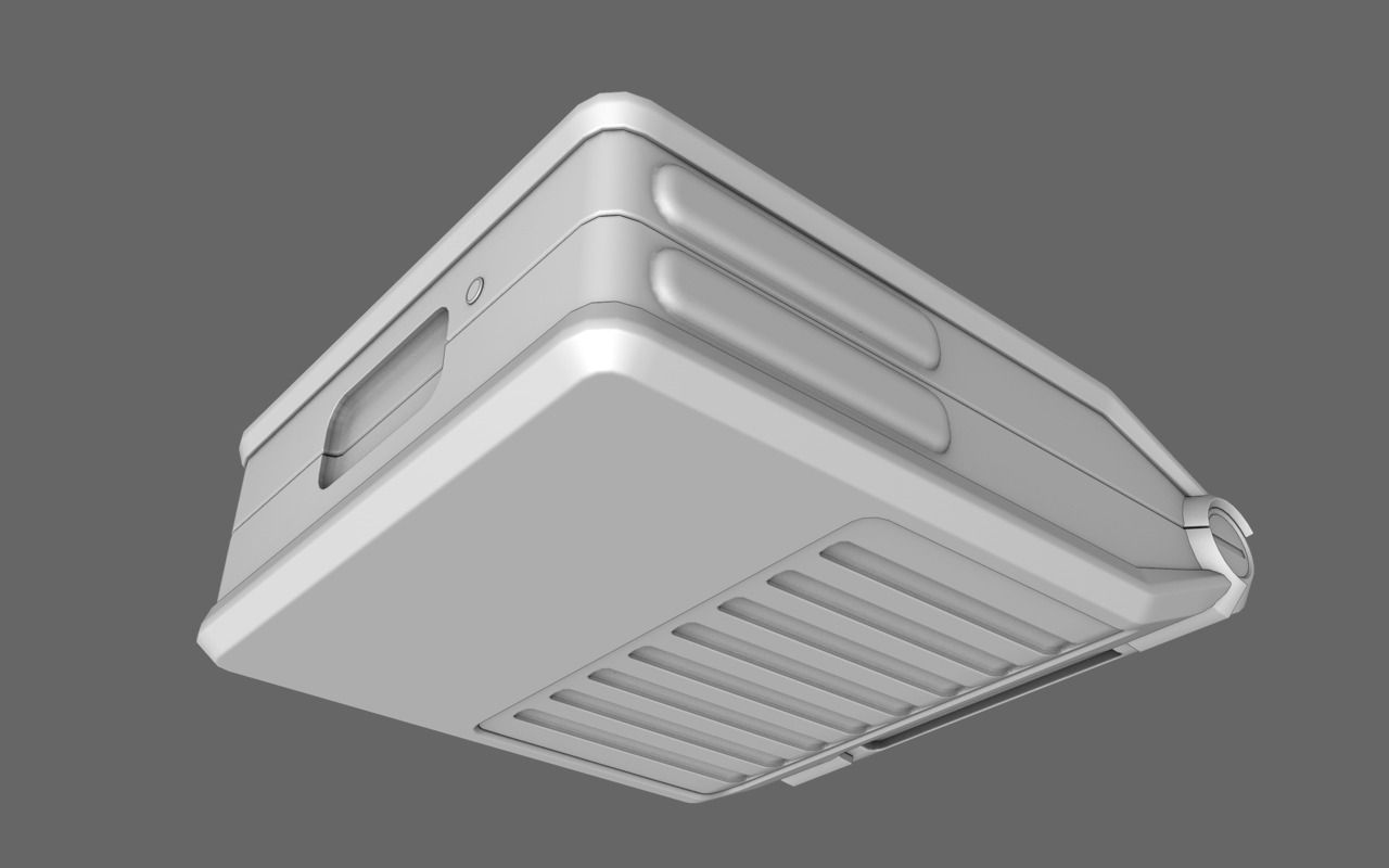 Sci-Fi Doctor First Aid Suitcase 3D model_6