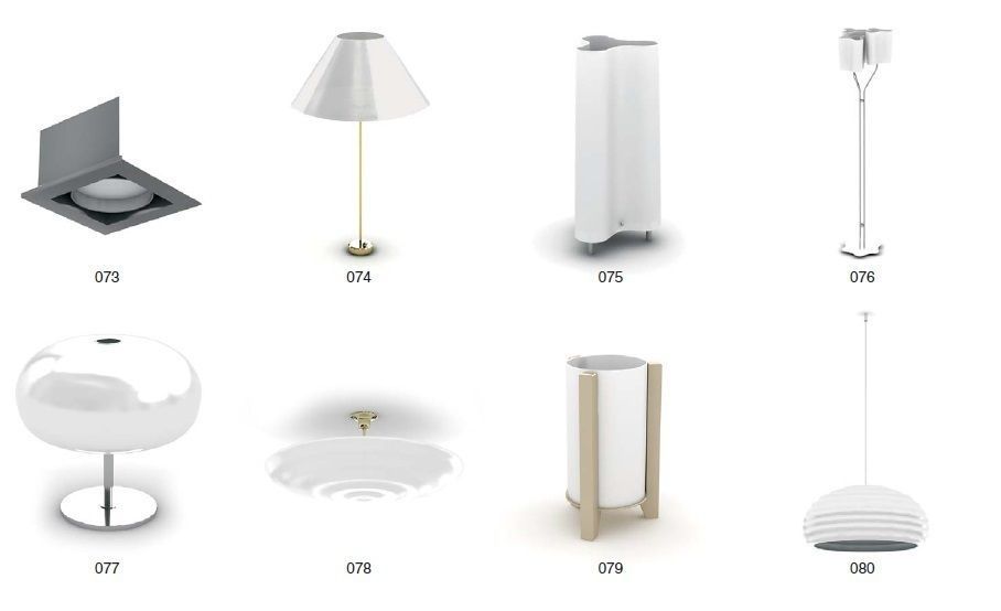 Collection Of lights 117 Models 3D model_9