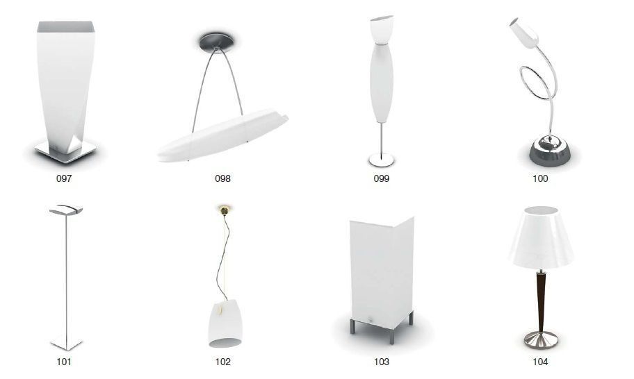 Collection Of lights 117 Models 3D model_12