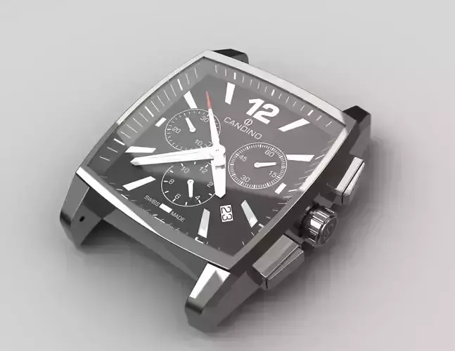 Watch chronograph 3D model