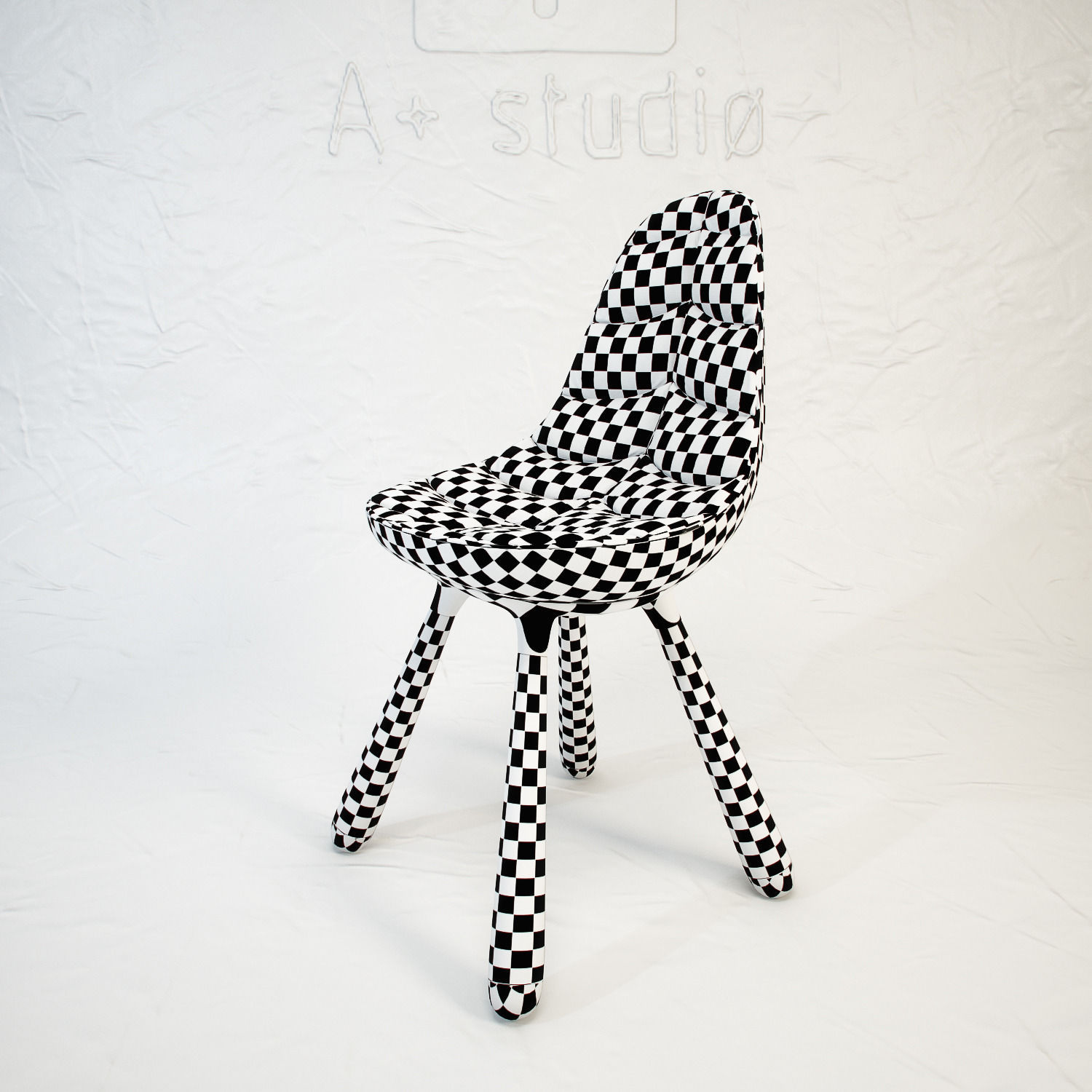 ESTABLISHED AND SONS Tudor chair by Jaime Hayon 3D model_3