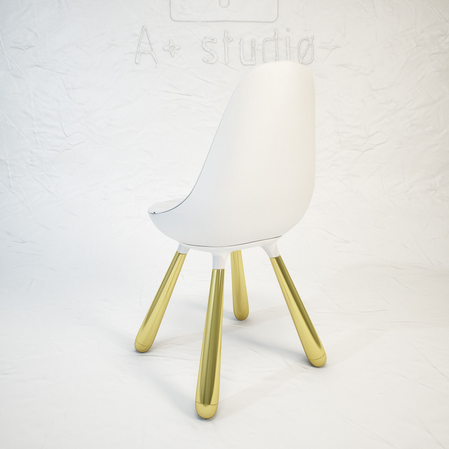 ESTABLISHED AND SONS Tudor chair by Jaime Hayon 3D model_6