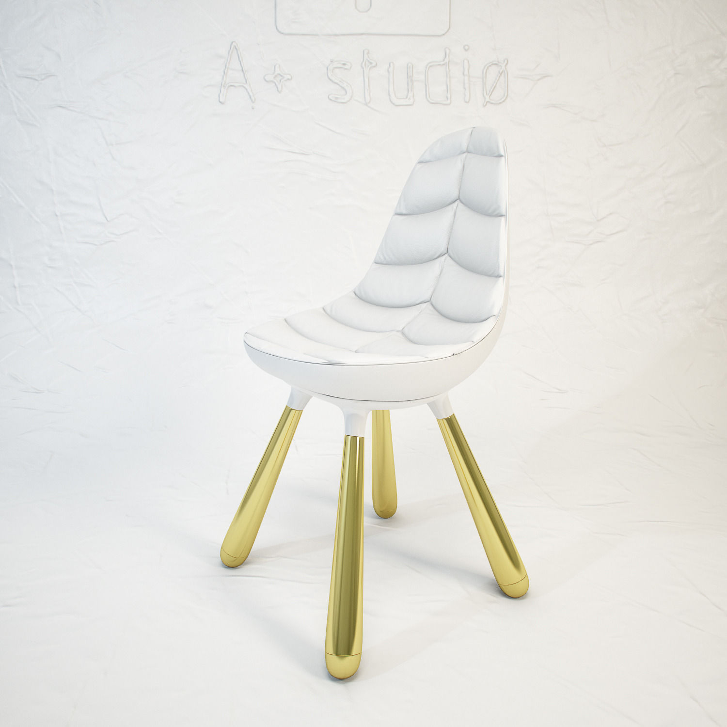 ESTABLISHED AND SONS Tudor chair by Jaime Hayon 3D model_2