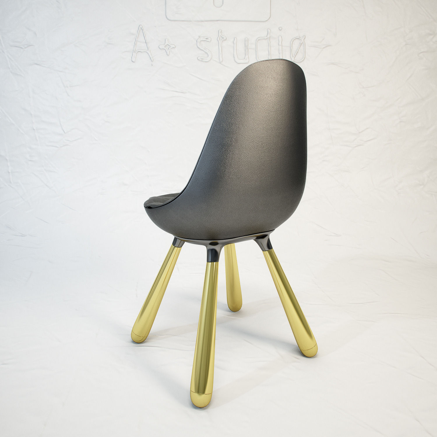 ESTABLISHED AND SONS Tudor chair by Jaime Hayon 3D model_5