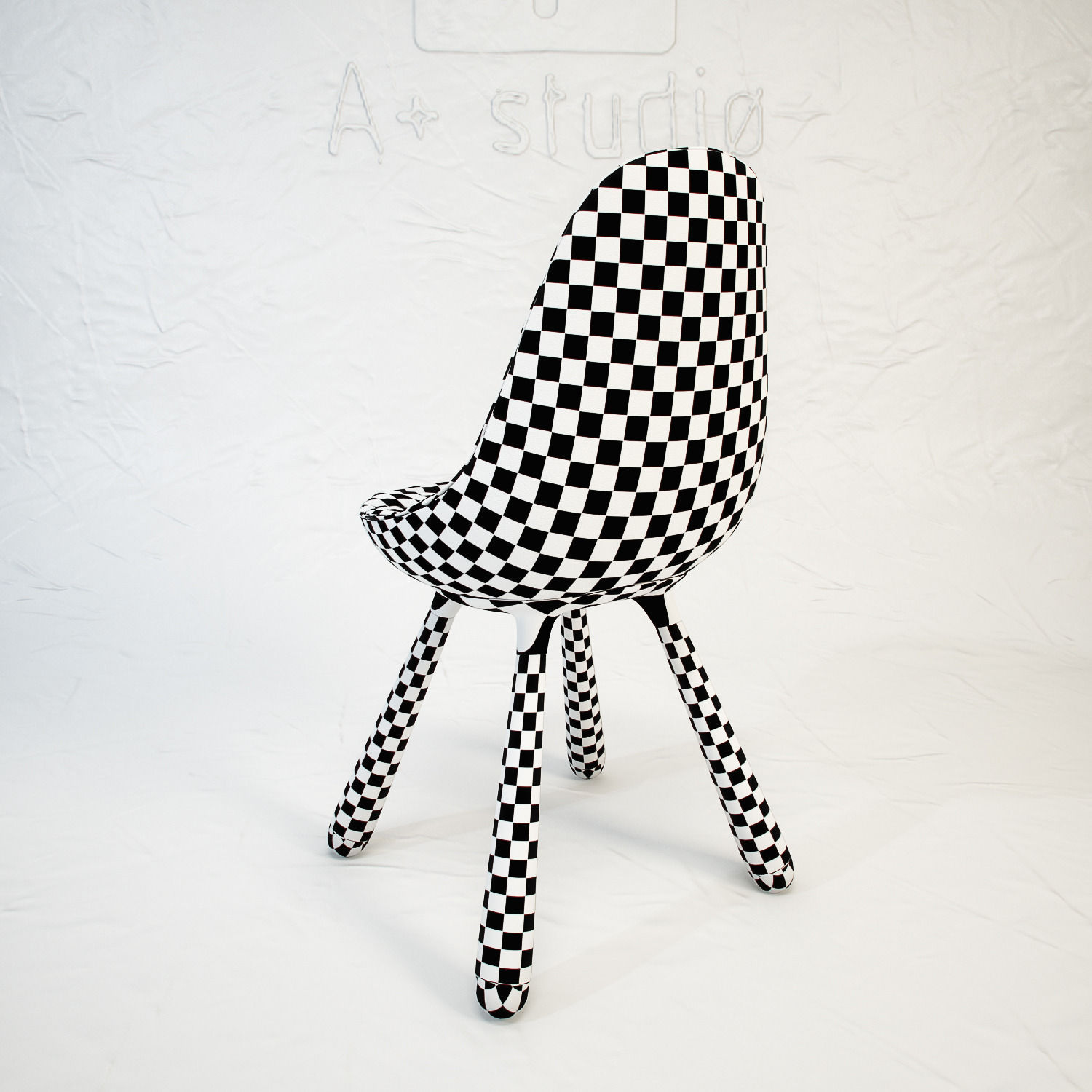 ESTABLISHED AND SONS Tudor chair by Jaime Hayon 3D model_7