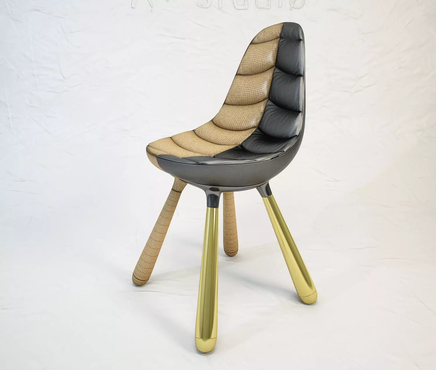 ESTABLISHED AND SONS Tudor chair by Jaime Hayon 3D model_0