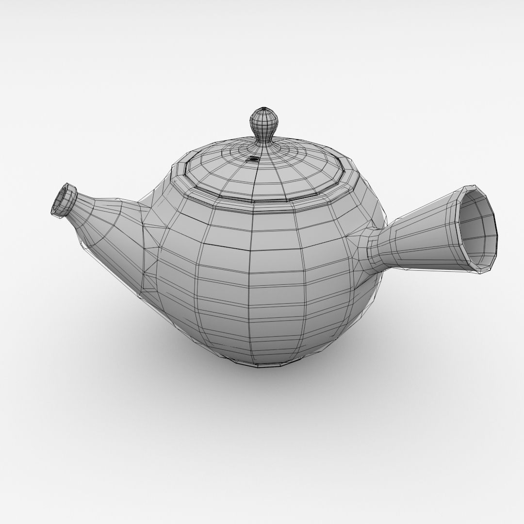 Kyusu Teapot 3D model_4