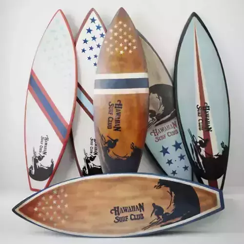 Vintage Wooden Surfboards