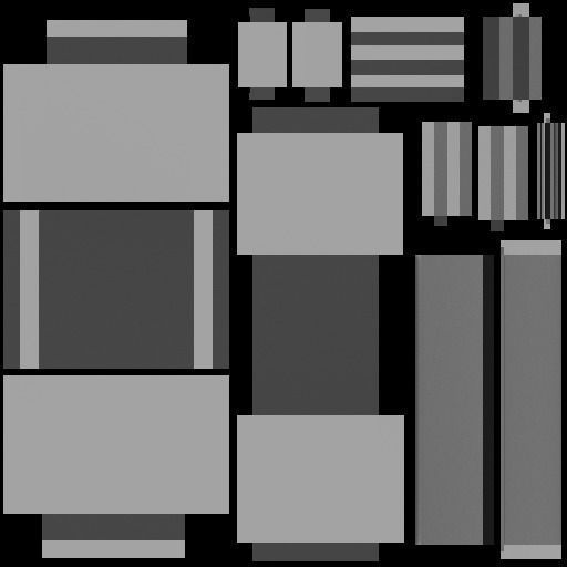 Door component 2 rigged and animated Free low-poly 3D model_10