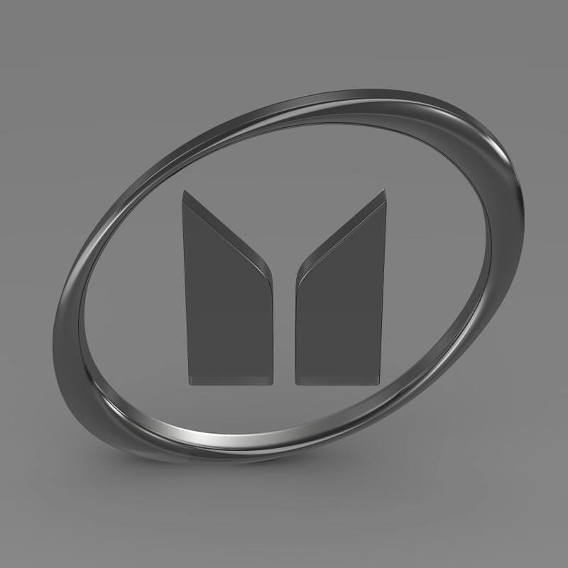 Isuzu Logo 3D model_5