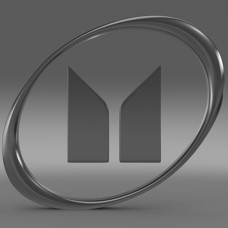 Isuzu Logo 3D model_1
