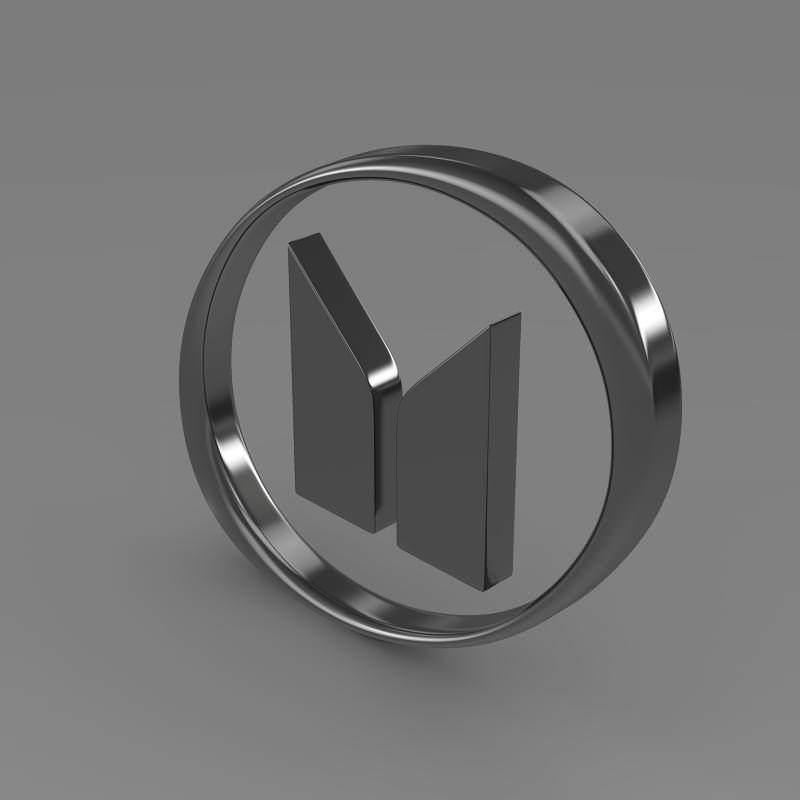 Isuzu Logo 3D model_3