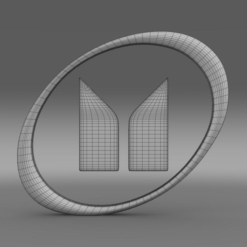 Isuzu Logo 3D model_6