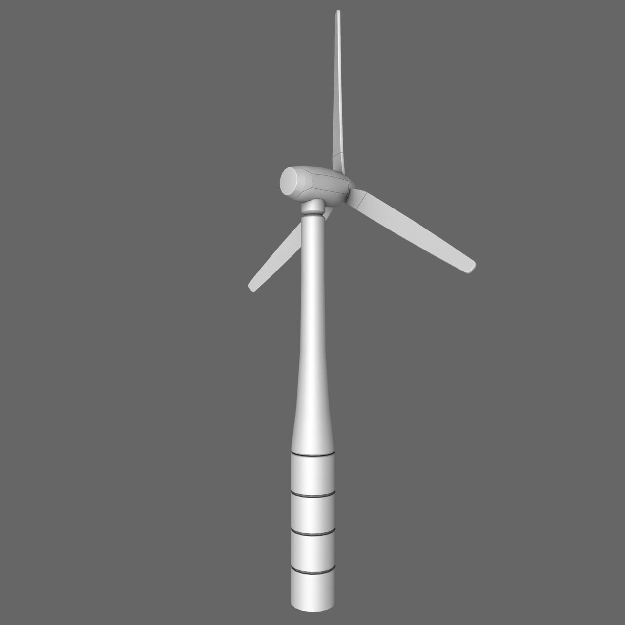 Sci-Fi Wind Turbine Free 3D model_5